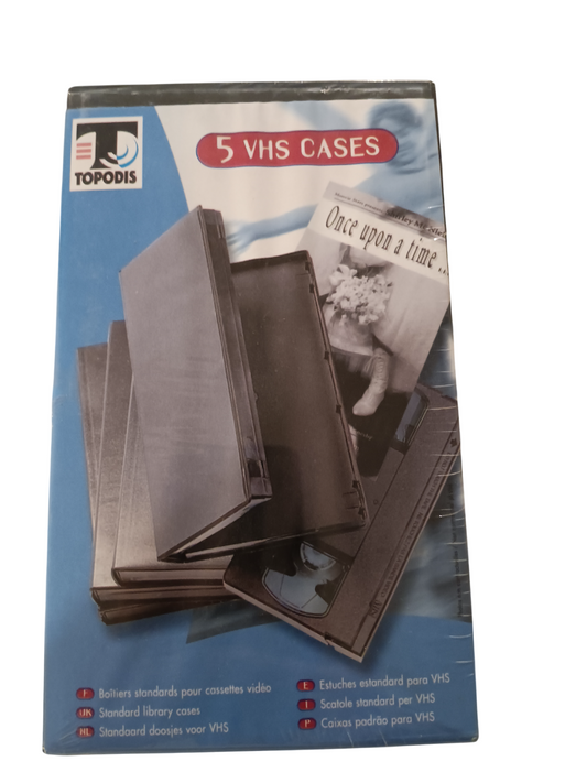 Lot de boîtes de rangement pour VHS